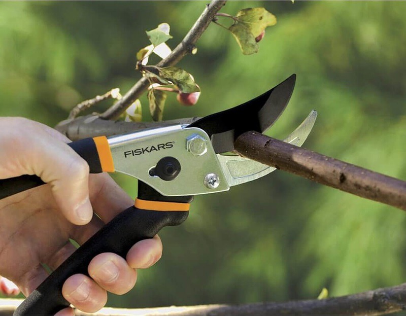 Fiskars bypass hand pruner is great for pruning rose bushes